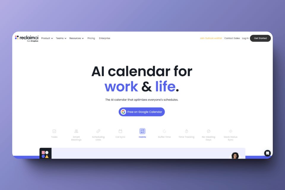 Reclaim AI - Best Acuity Scheduling Alternative