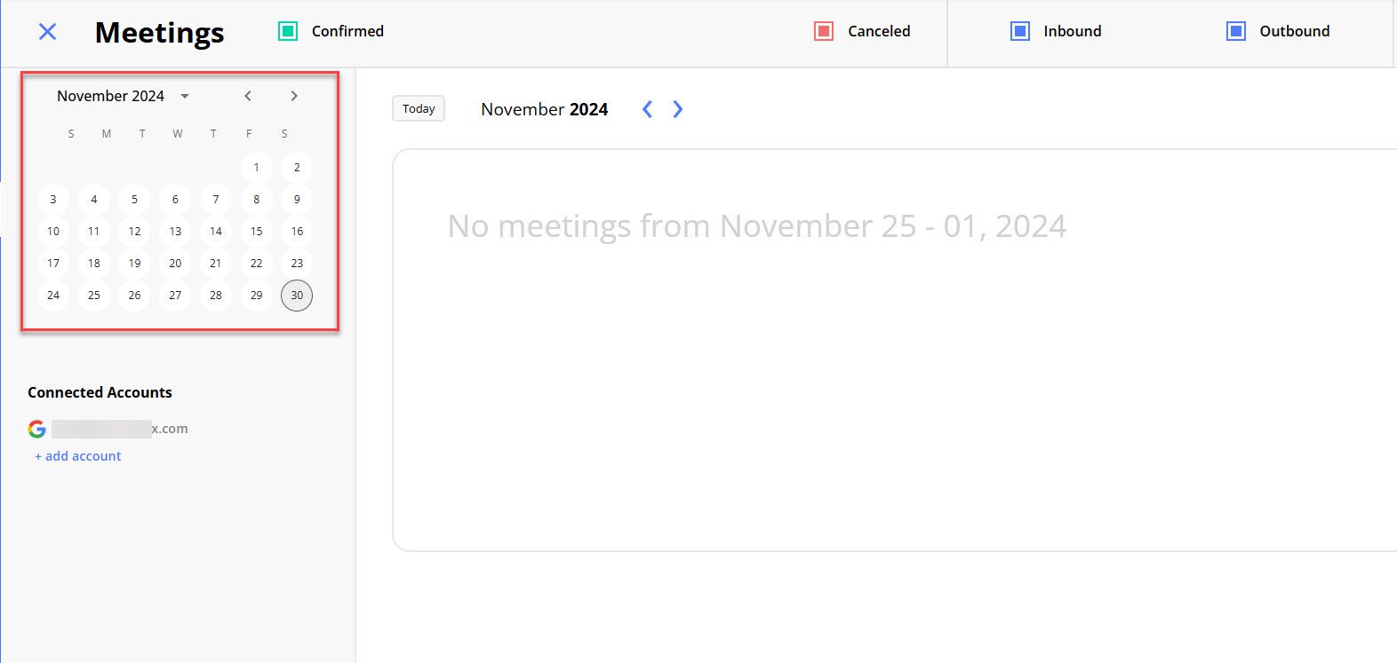 View Meetings in Sidekick AI