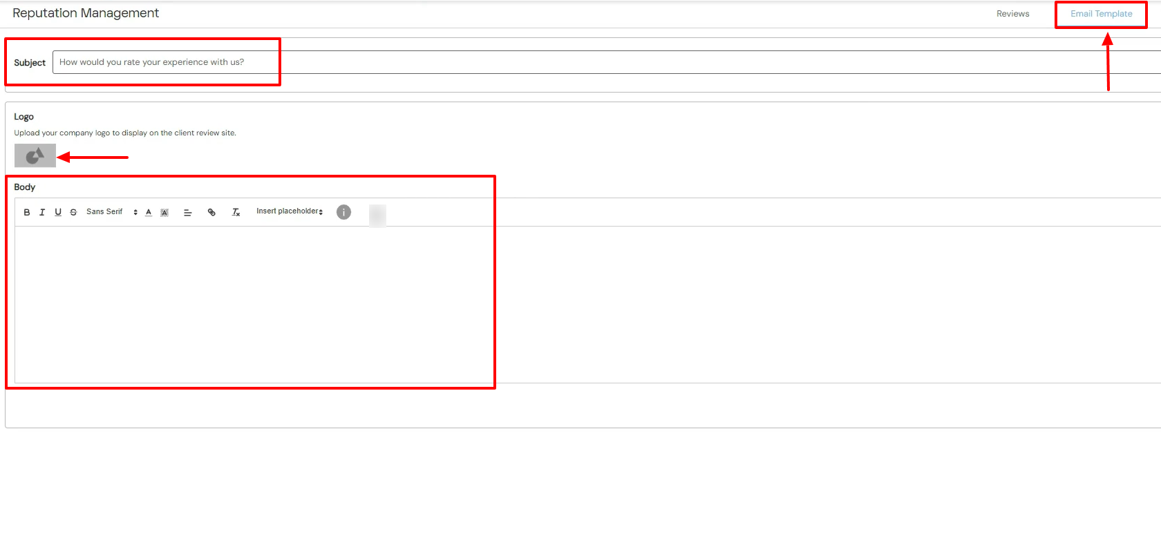 DaySmart Salon email review request template for beauty salon