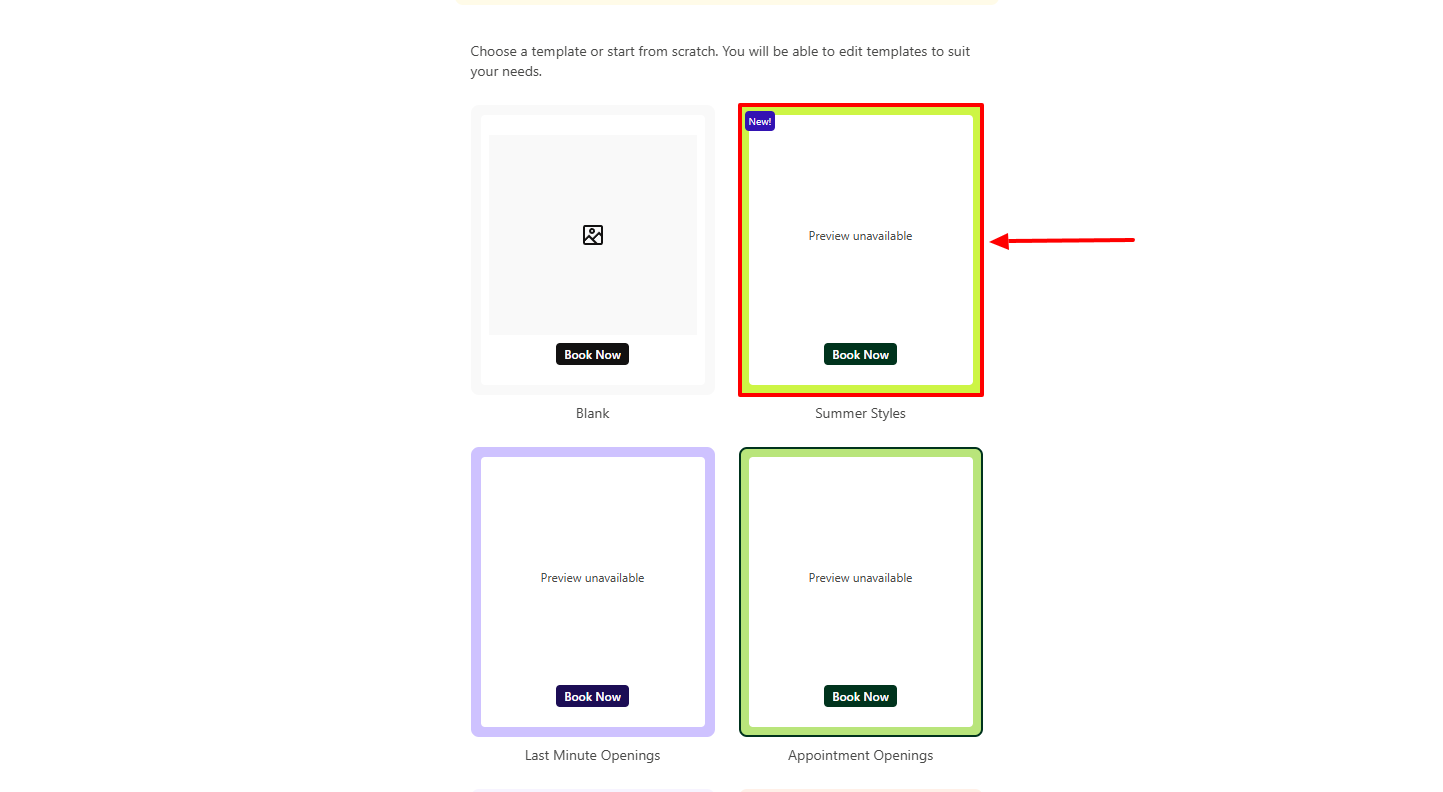 StyleSeat email marketing templates for beauty salon campaigns