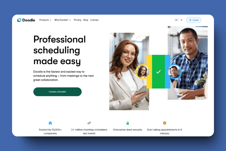 Doodle - Best Calendly Alternatives