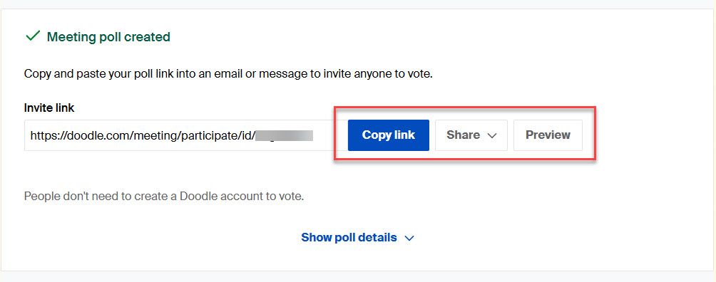 Share Group Poll Page
