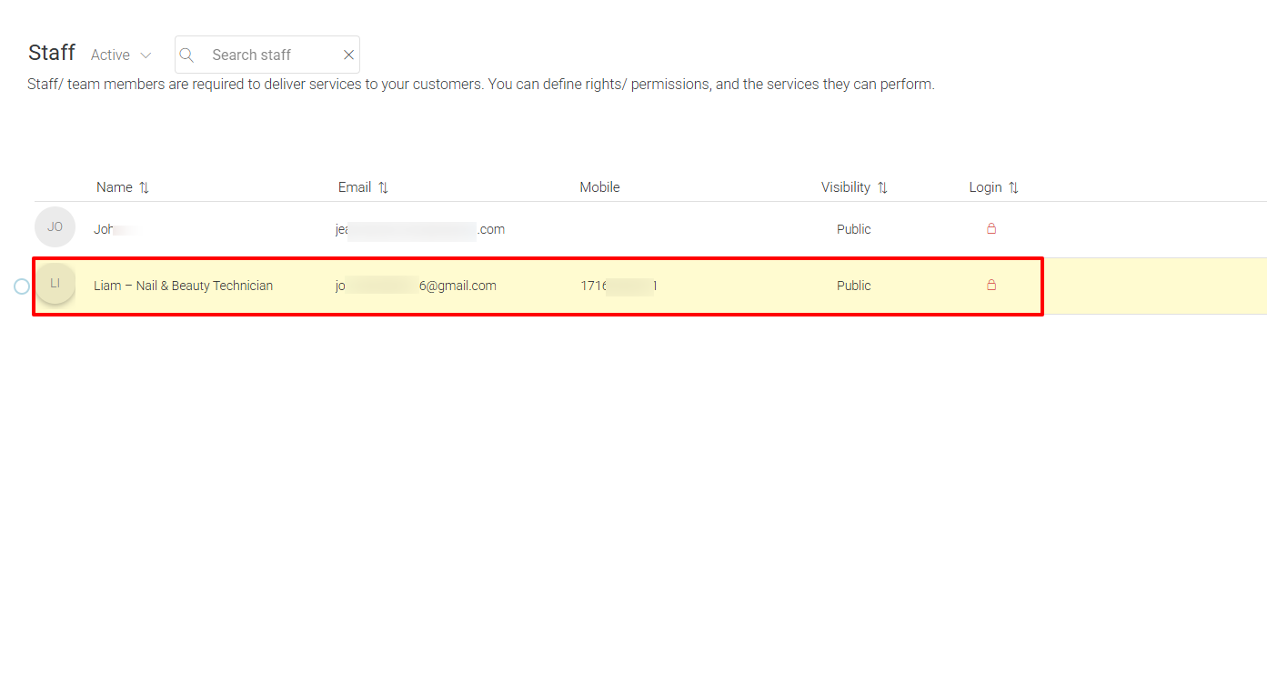 6. Setmore - salon booking system screenshot