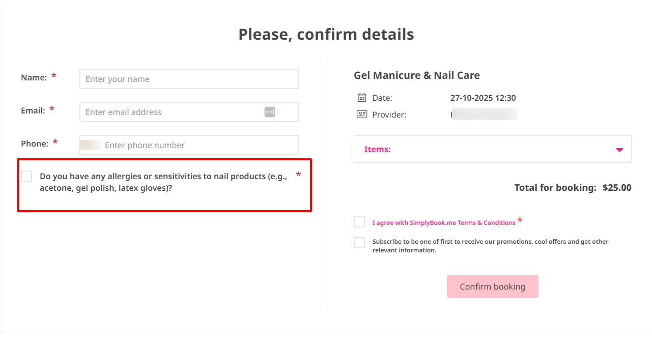 2. Simplybook.me - salon booking system screenshot