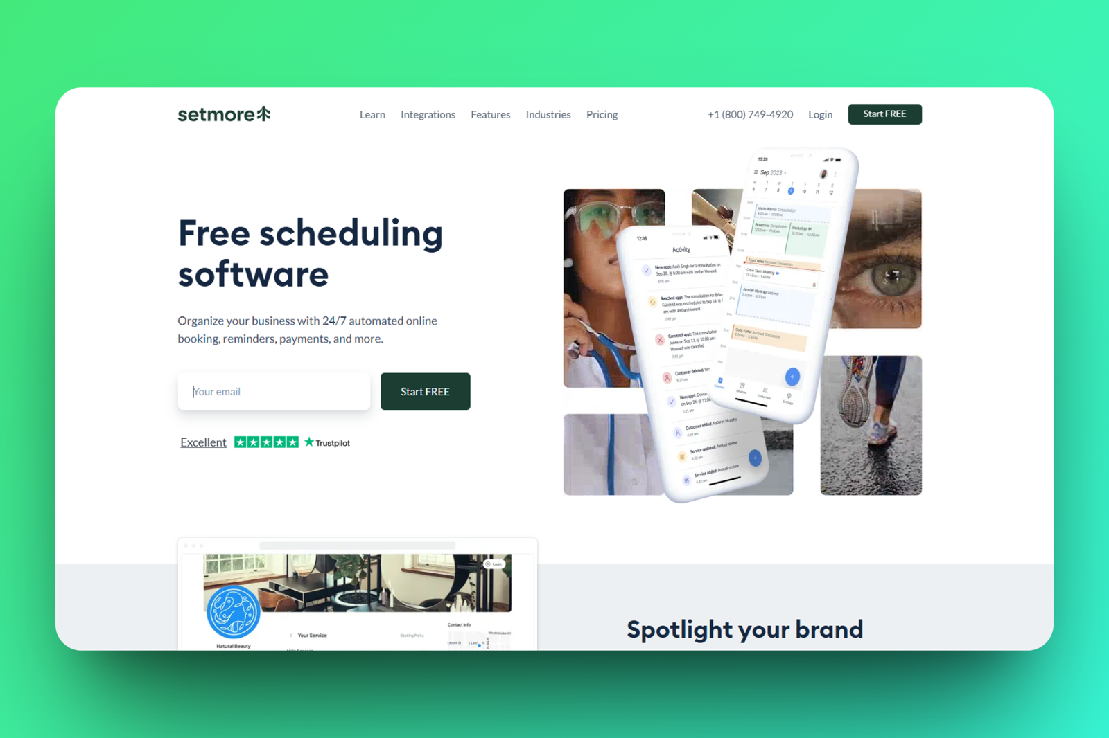 5. Square appointments - salon booking system screenshot