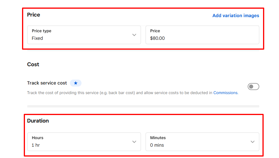 5. Square appointments - salon booking system screenshot