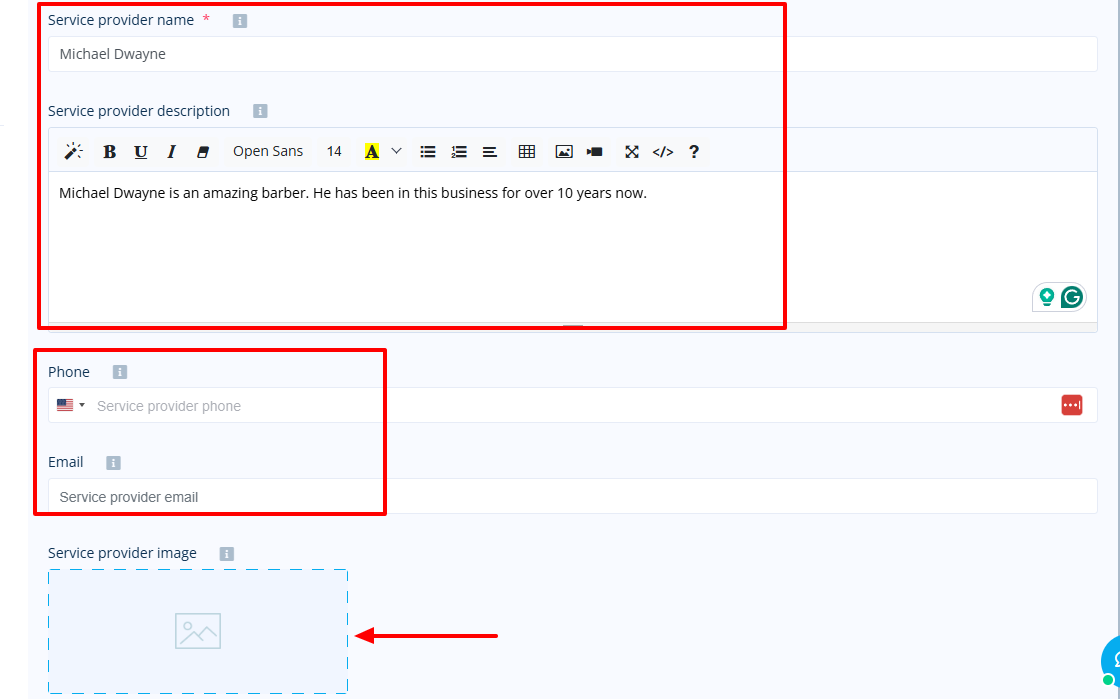 Within your salon business, you provide a range of services to your customers