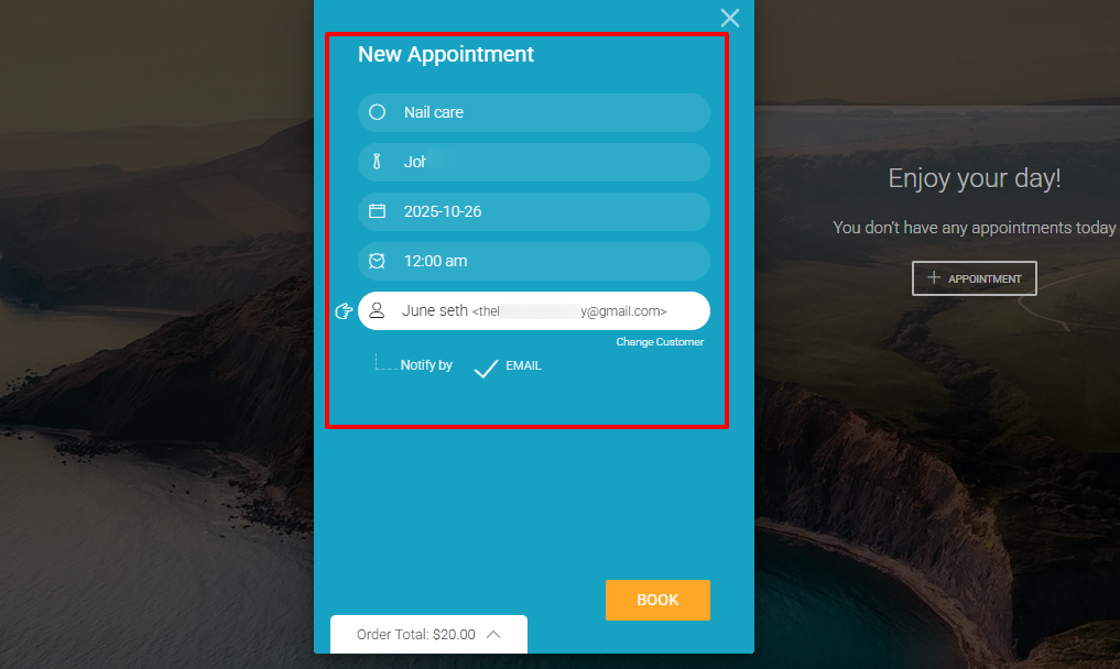 Then, choose their country, address, city, and state
