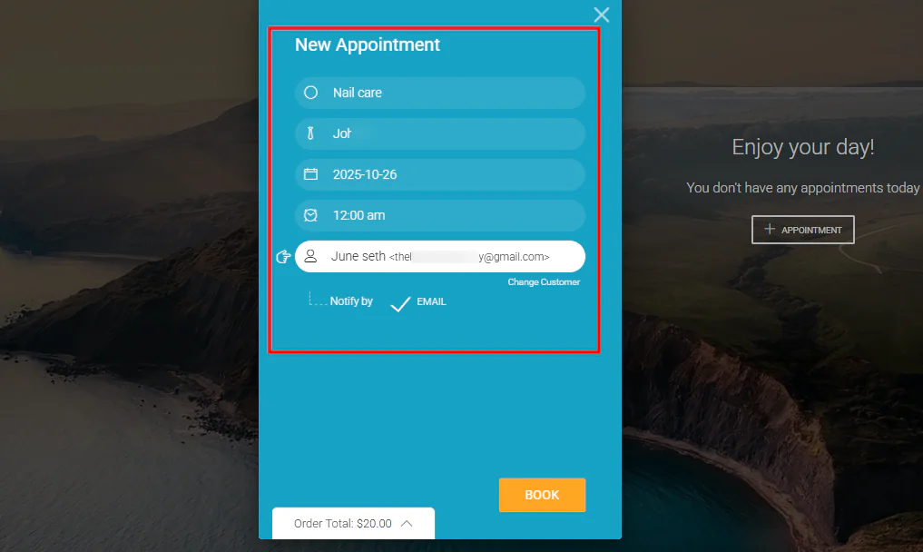 Then, choose their country, address, city, and state