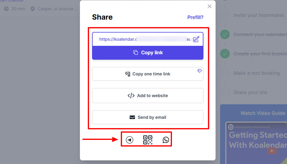 4. Koalendar - salon booking system screenshot