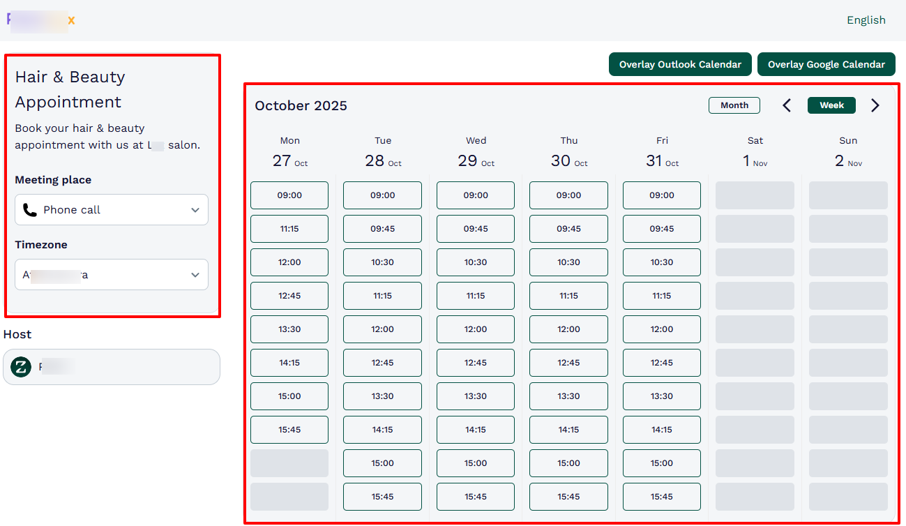 7. Appointy - salon booking system screenshot