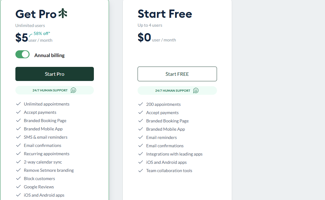I recommend Setmore to freelancers and solo beauty professionals who are just starting and want to create appointments and