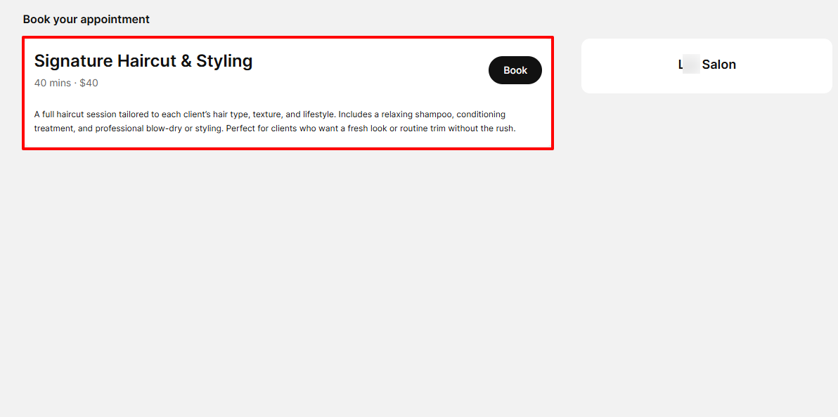 2 . Services & Items