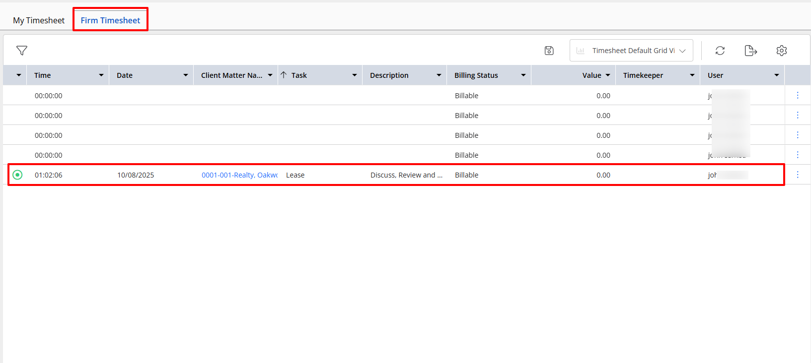 6. Rocket Matter - Best for Legal Project Management and Productivity - platform screenshot