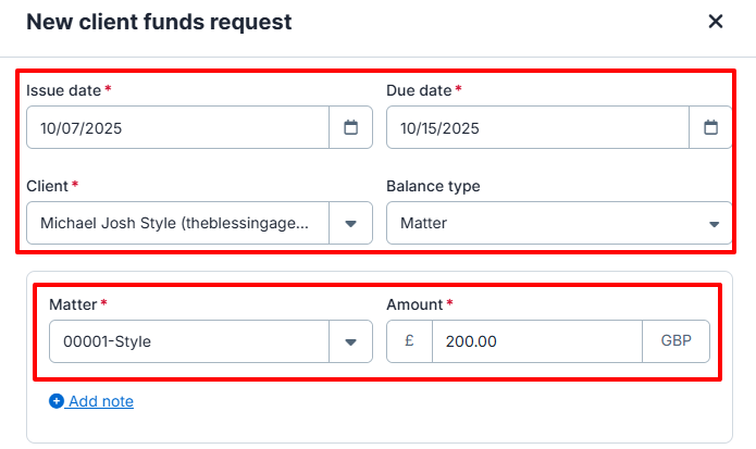 And when it's time to charge a client (we all love that), I create an invoice with the client's details and fee