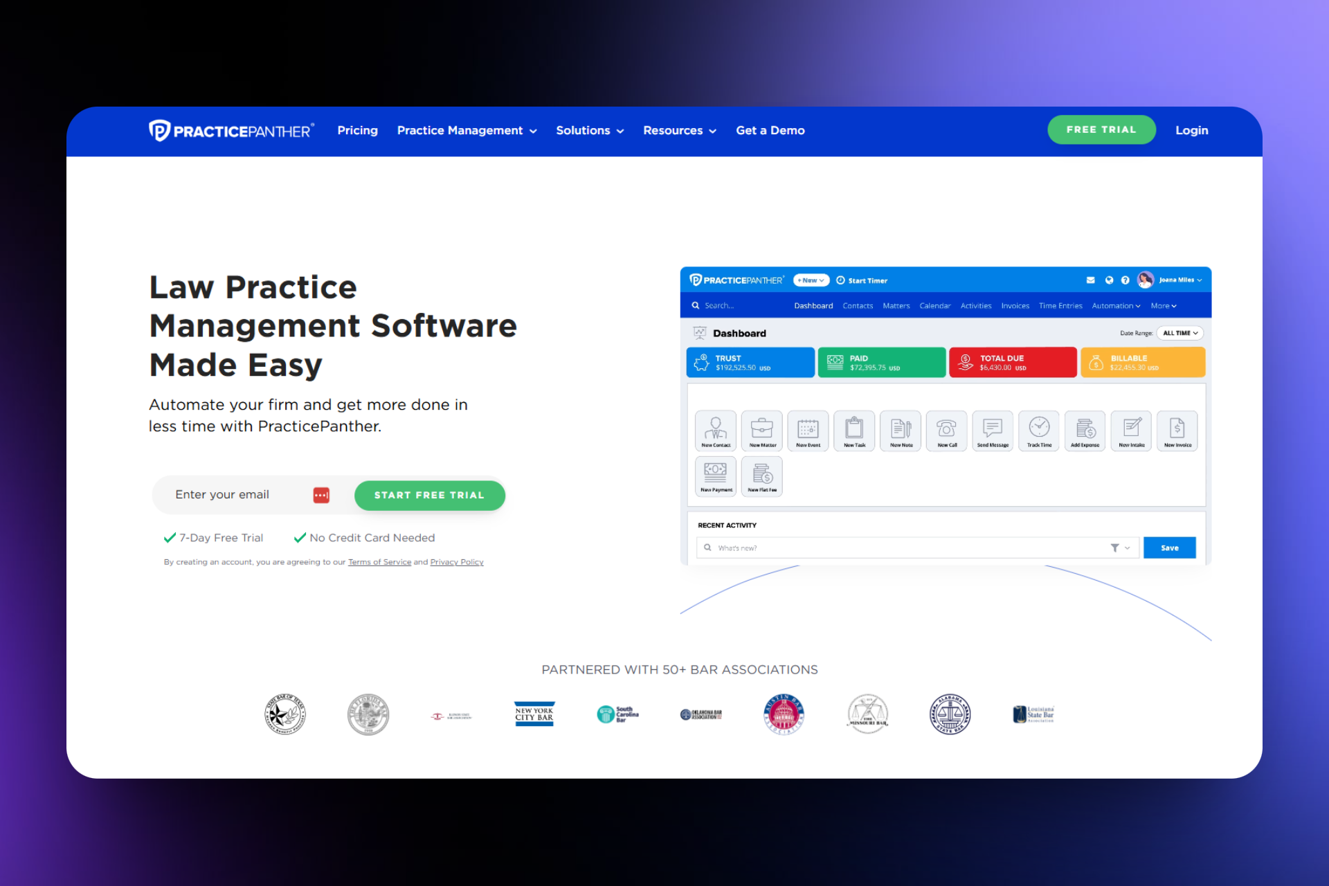 You can instantly generate reports by attorney, case type, or client source