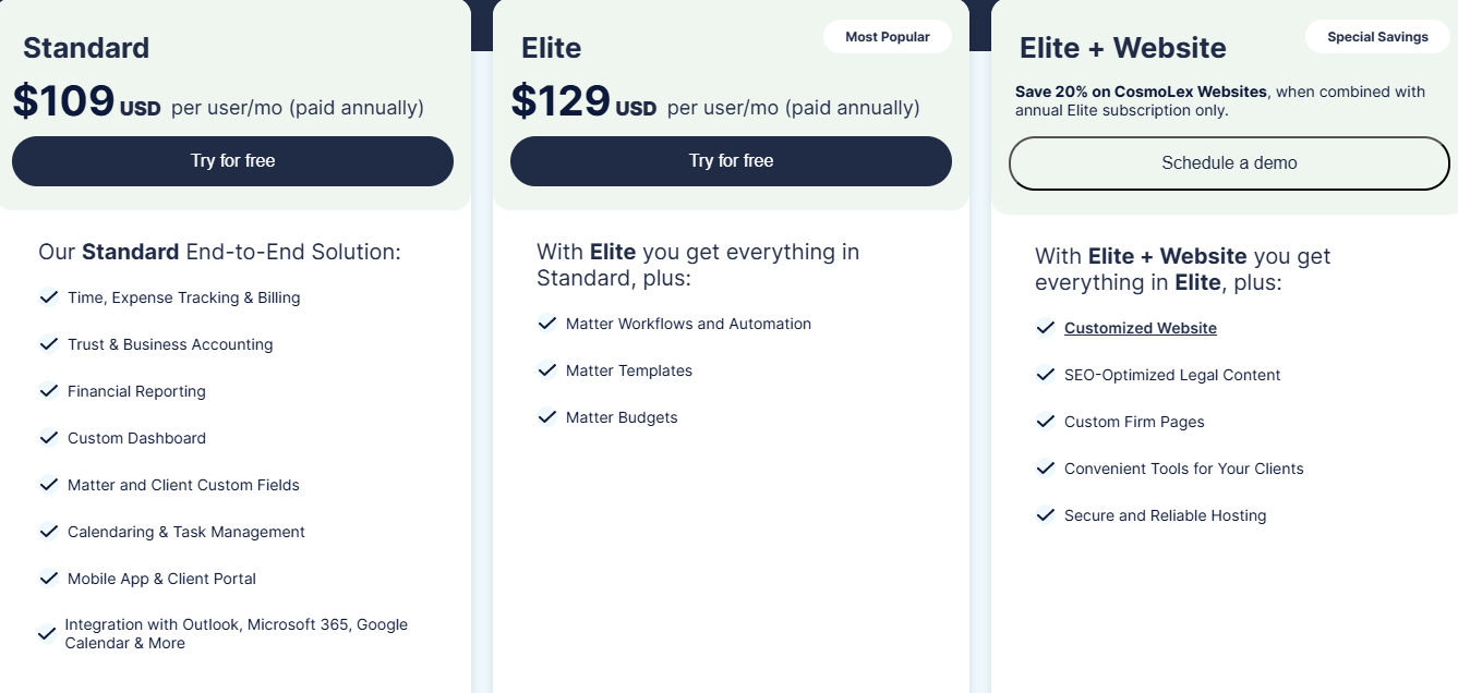 5. Cosmolex - Best for Legal workflow automation - platform screenshot