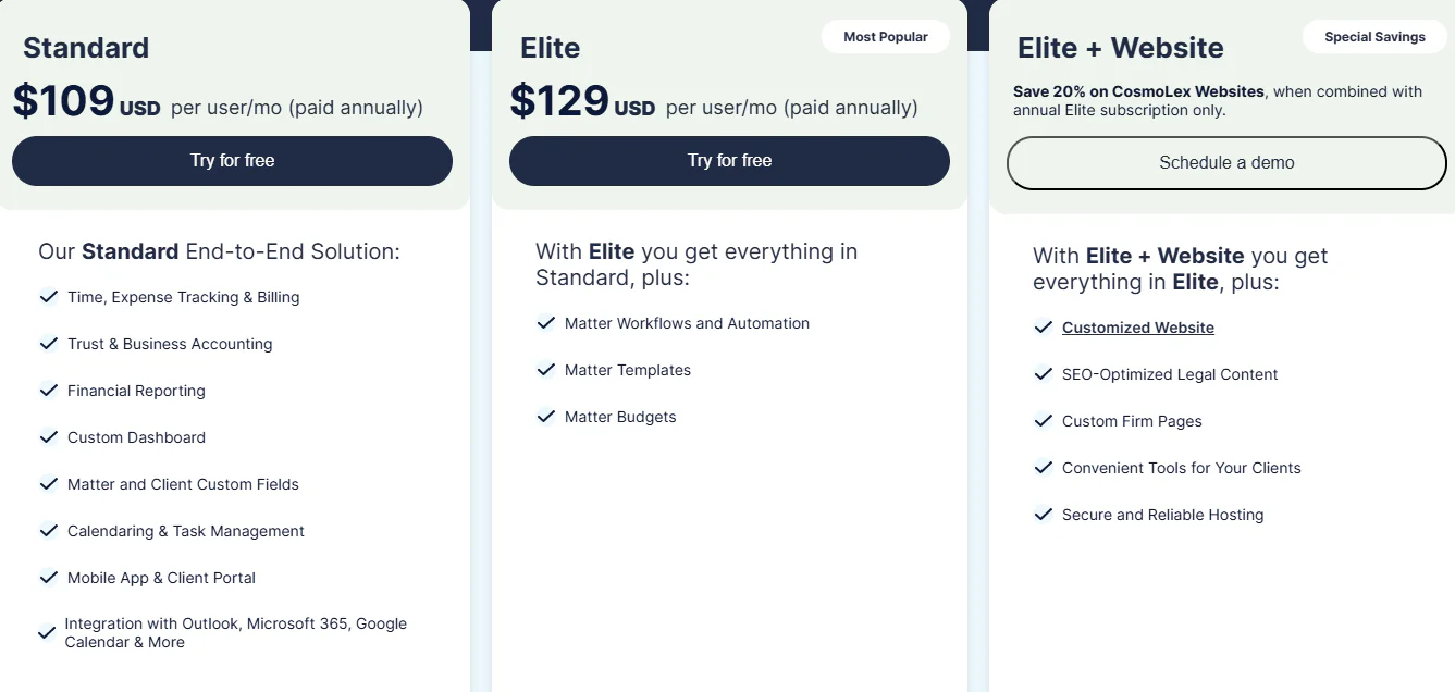 5. Cosmolex - Best for Legal workflow automation - platform screenshot