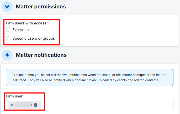 But you get the point. You can allow everyone to view the case or only allow certain people