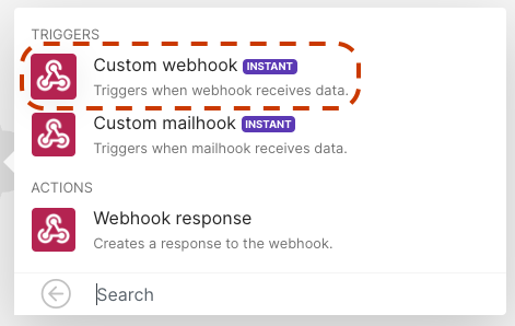 Create new scenario in Make.com