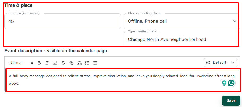 massage therapy software