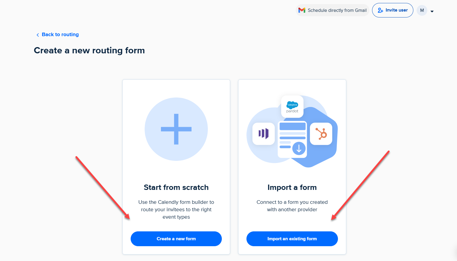 Create a Routing Form in Calendly