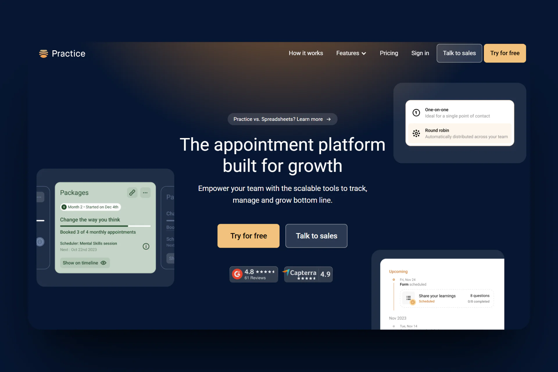Practice is the next tool on the list of online coaching platforms