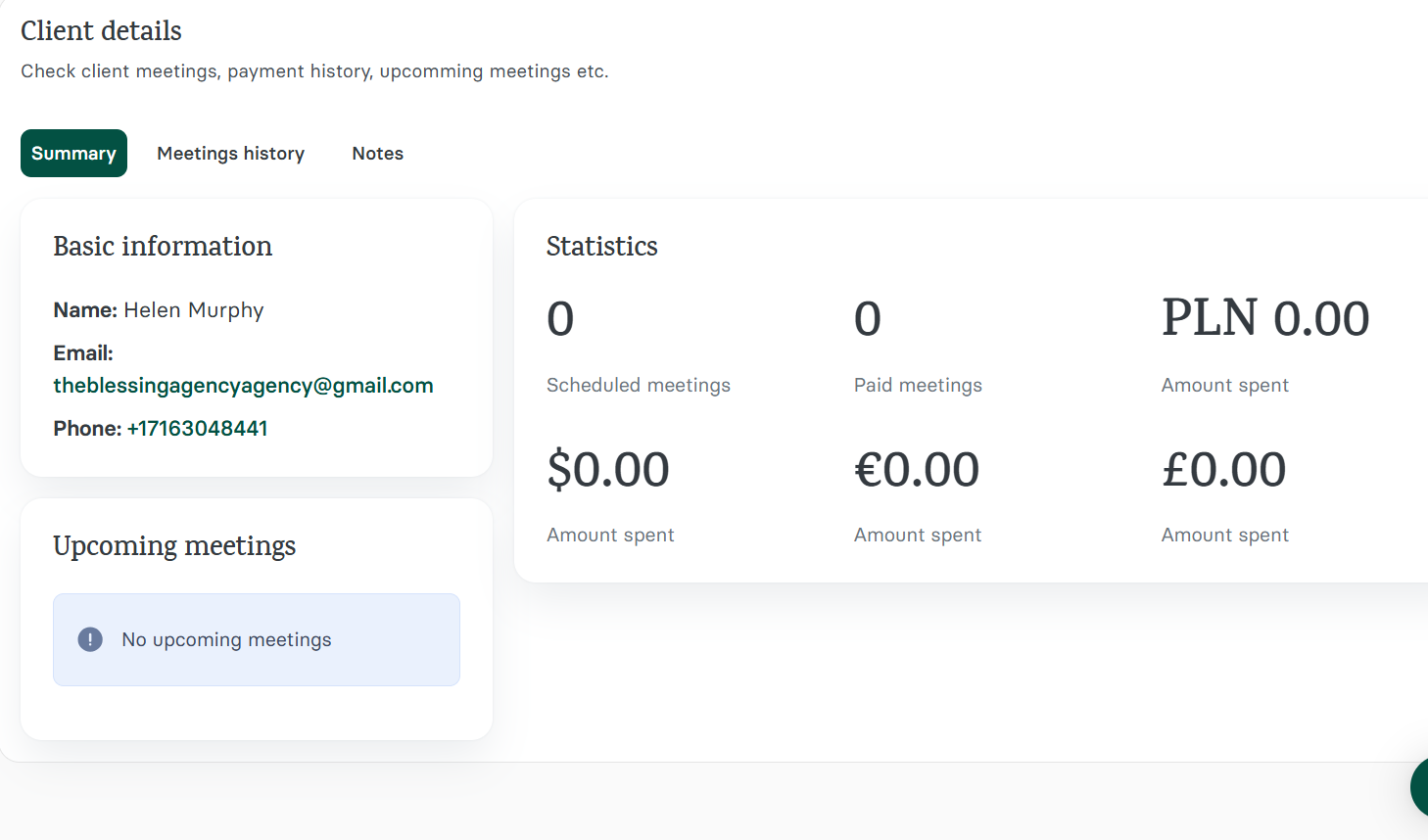 It also comes with a feature called Clients, which allows you to organise your clients