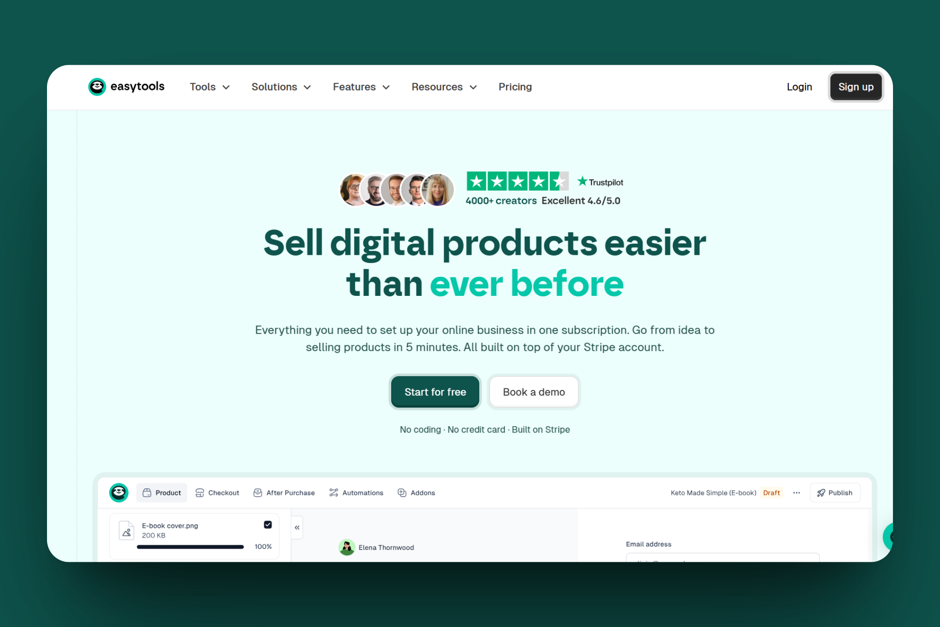 EasyTools is the next online coaching platform on this list