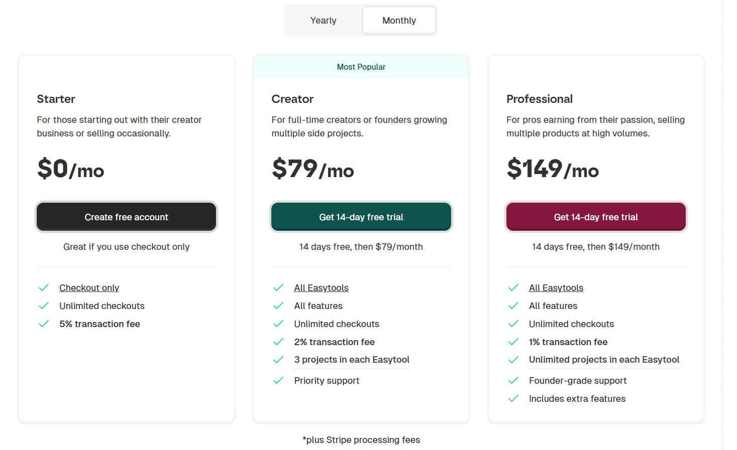 Coaches and creators who seek to sell digital coaching resources via one-page branded checkouts