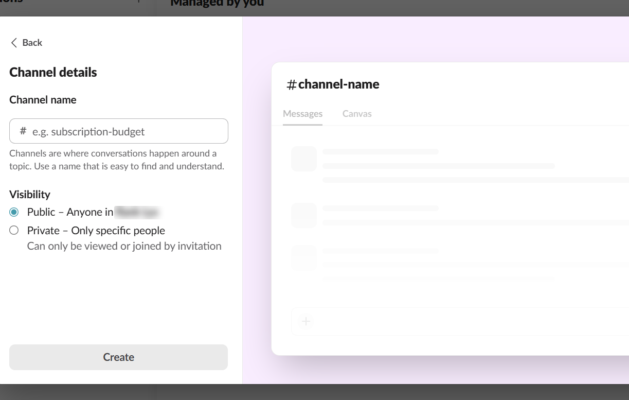 You can write a message and upload a relevant file or reference document on the channel