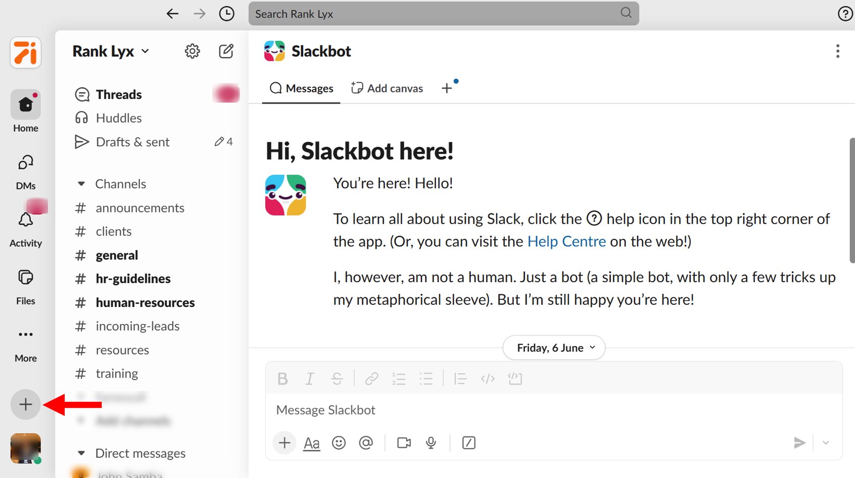 In every channel, you or your clients can share files, send updates, and track progress without messy email threads
