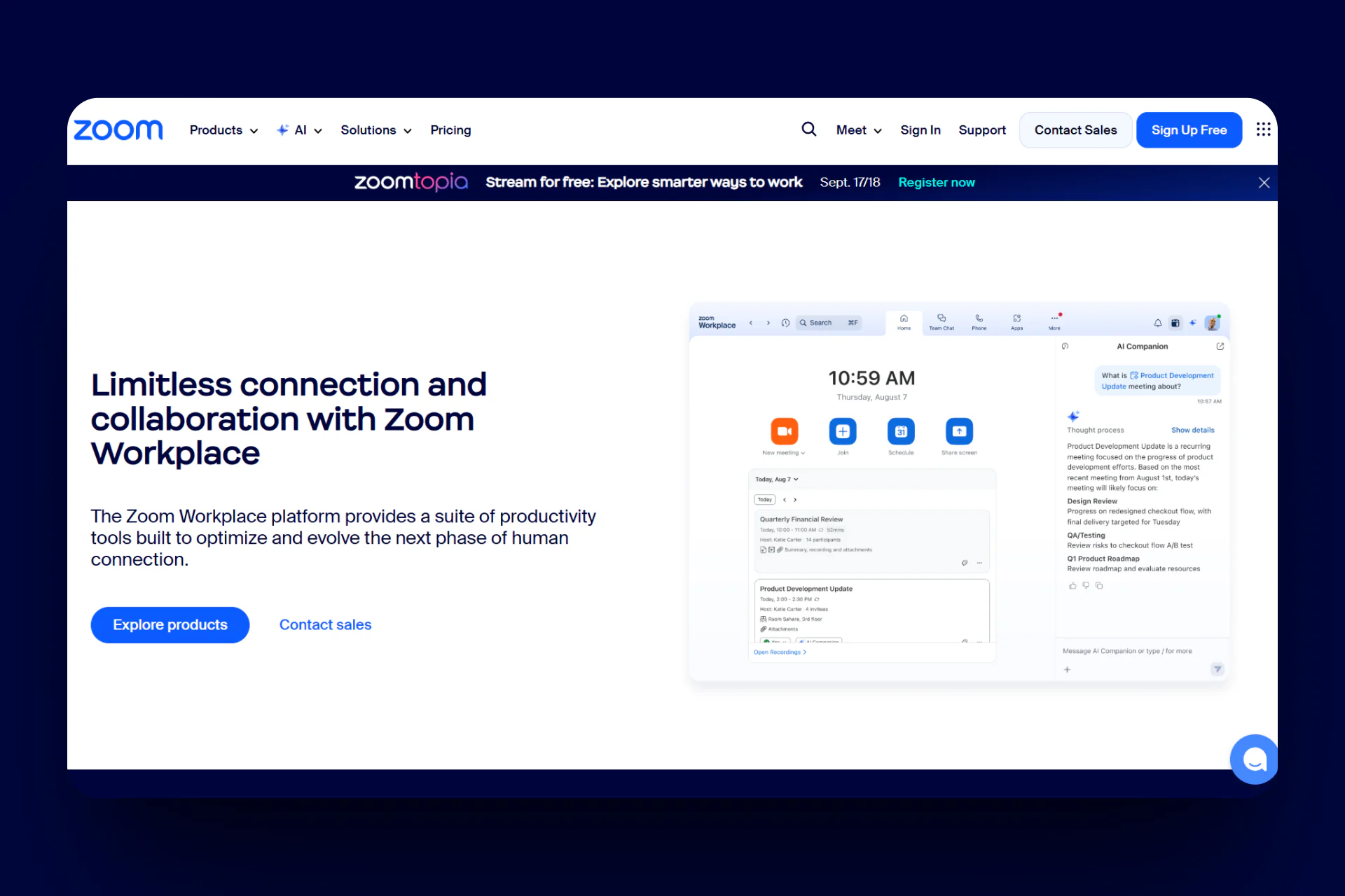 Last on the list of online coaching platforms is Zoom