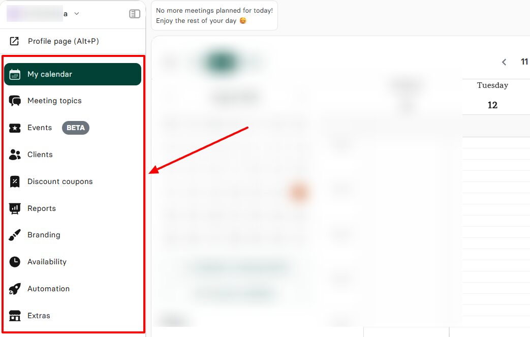 Salon software screenshot