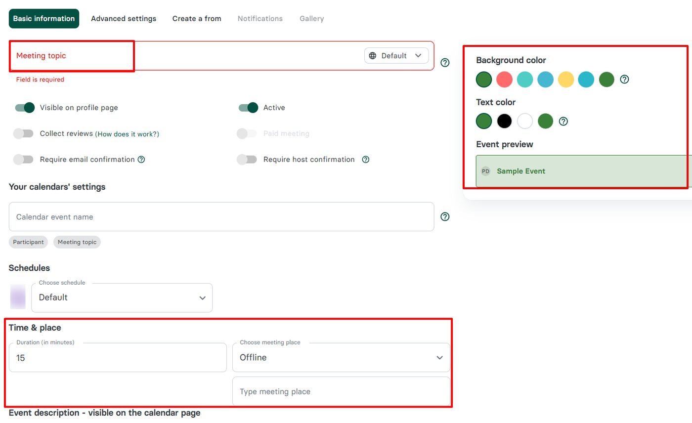 Salon software screenshot