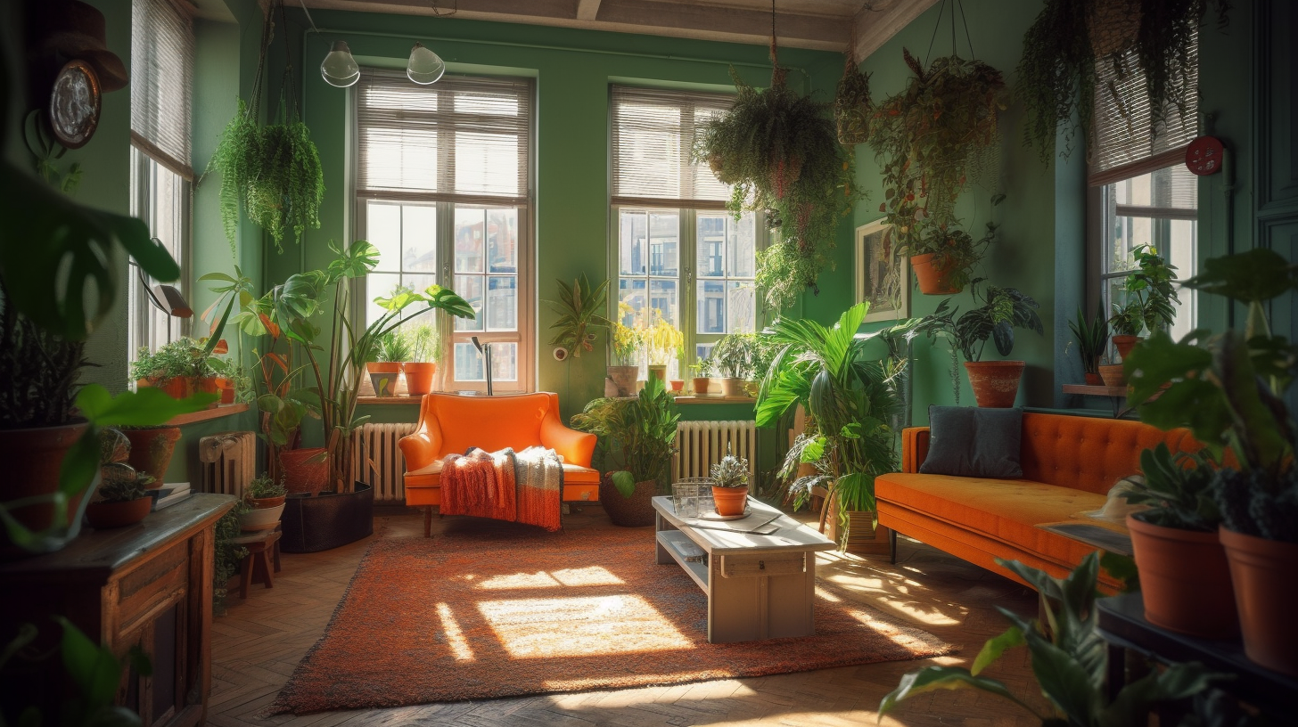 Comedic scene background