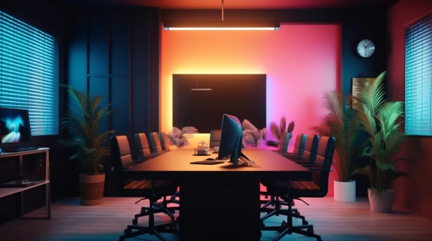 Professional home office setup